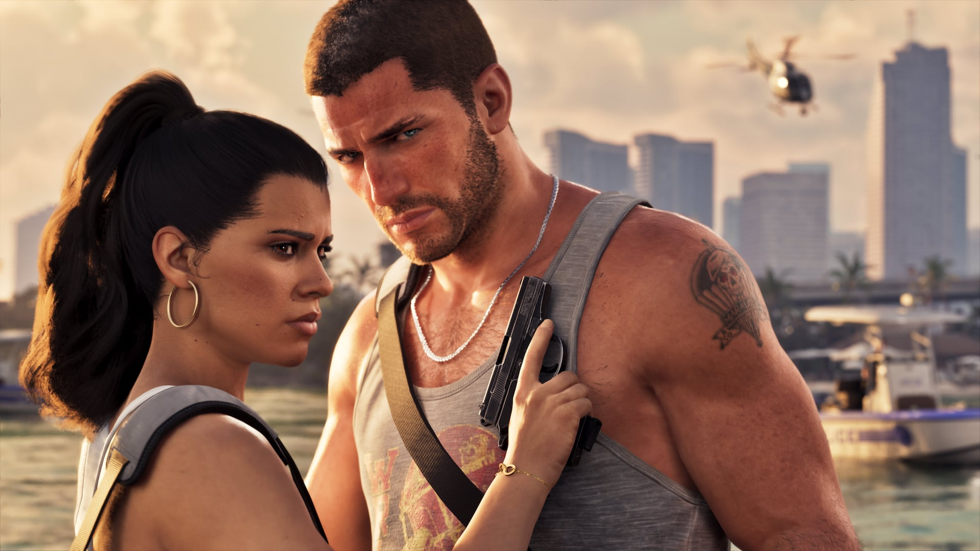 تصویر رسمی جیسون و لوسیا در GTA 6 برای Xbox Series S