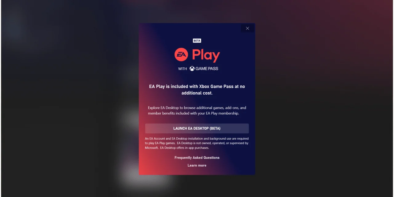 تصویر مرتبط با ارائه EA Play همراه Xbox Game Pass روی رایانه‌های ویندوزی