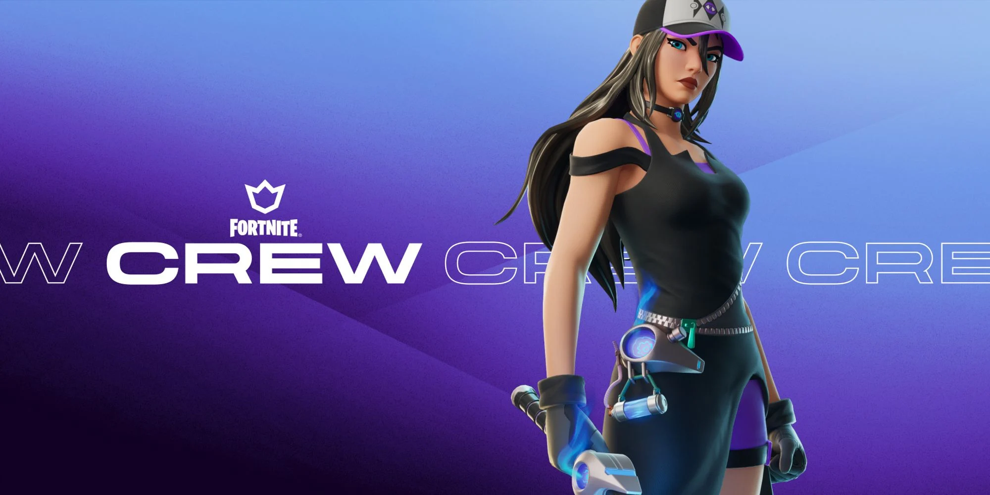 تصویر Spirit Hunter Saeko از بسته مه ۲۰۲۴ Fortnite Crew، به‌عنوان نمونه محتوای یک دوره