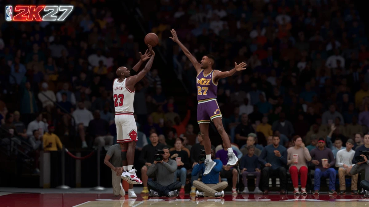 تصویر رسمی NBA 2K27 از حالت MyCAREER در دوران مایکل جردن