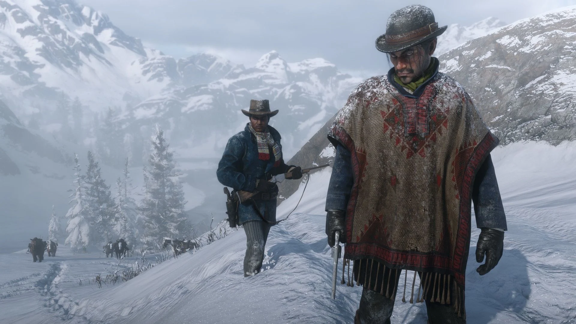 تصویر مرتبط با آغاز برفی بازی Red Dead Redemption 2 در کالتر